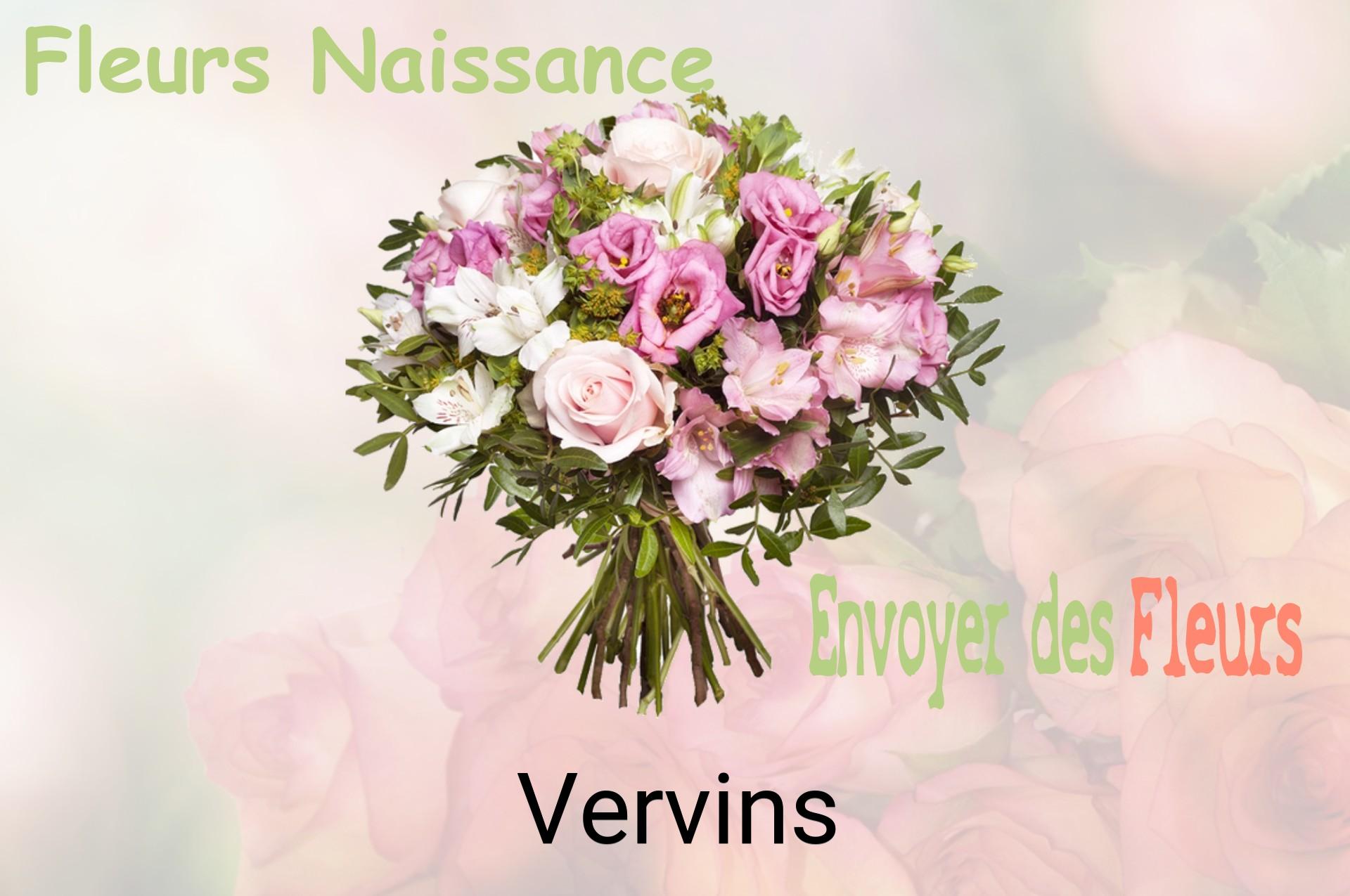 Bouquet de fleurs de naissance livré à Vervins