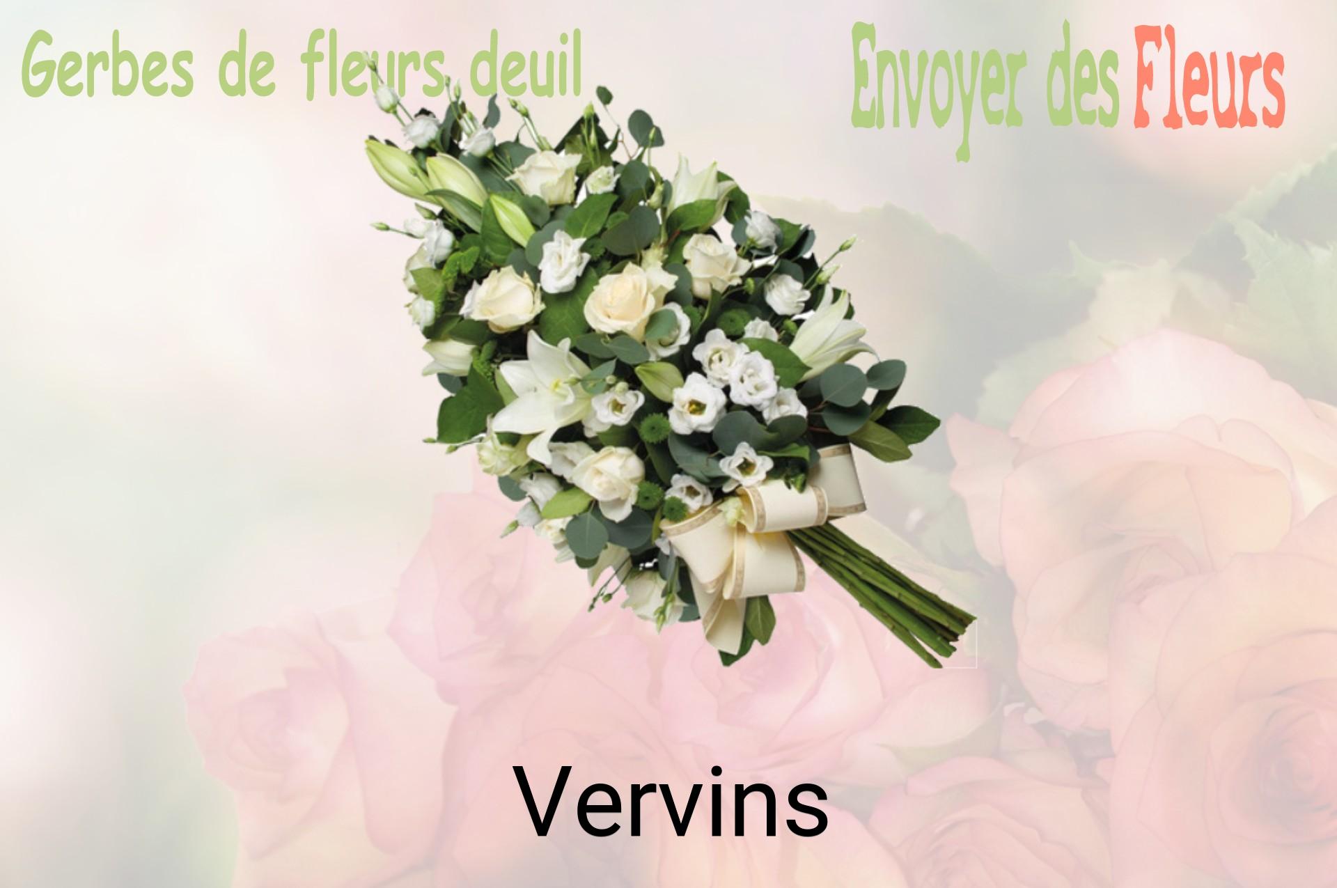Gerbe de fleurs de deuil livrée à Vervins